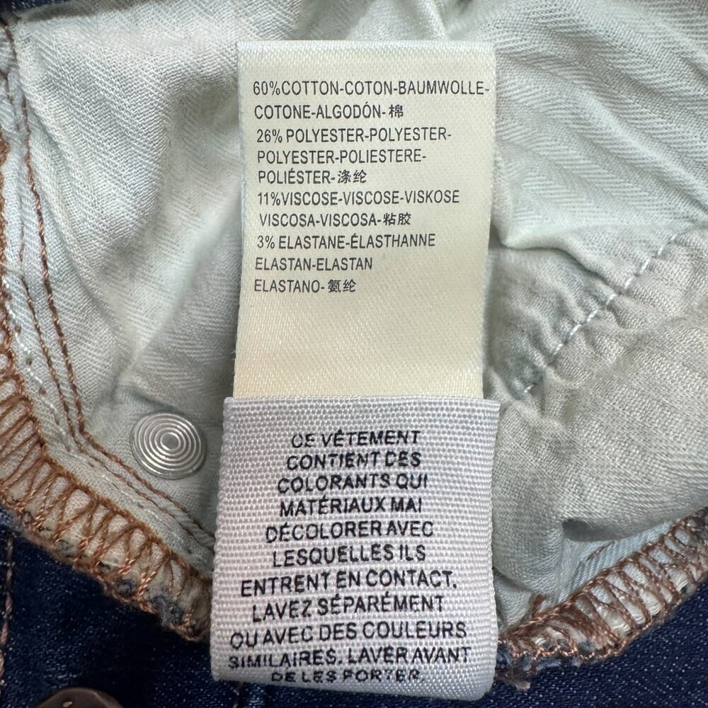 EUC Free People Distressed Straight Leg Jeans – Size 26 - Picture 4 of 5